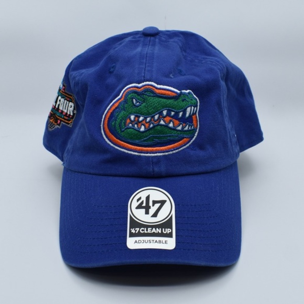 '47 Brand Florida Gators Clean Up NCAA March Madness Adjustable Cap Hat Blue NEW